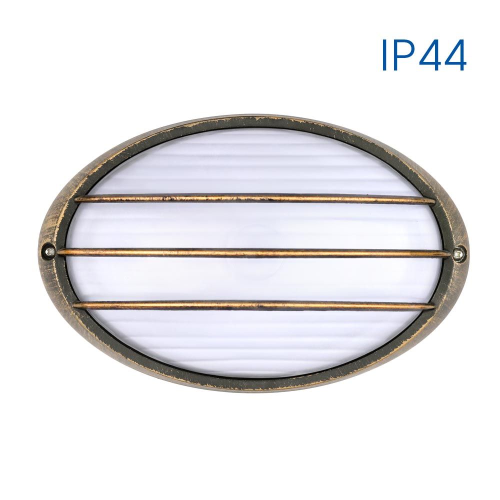Аплик PETRA-2 ∙ 1 x E27 ∙ антично злато ∙ IP44