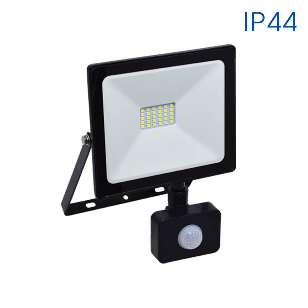LED прожектор със сензор NYX LED ∙ 20W ∙ черен ∙ 6400K ∙ IP44